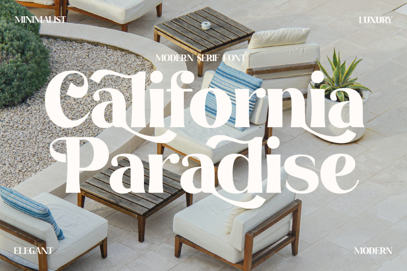 california-paradise-typeface