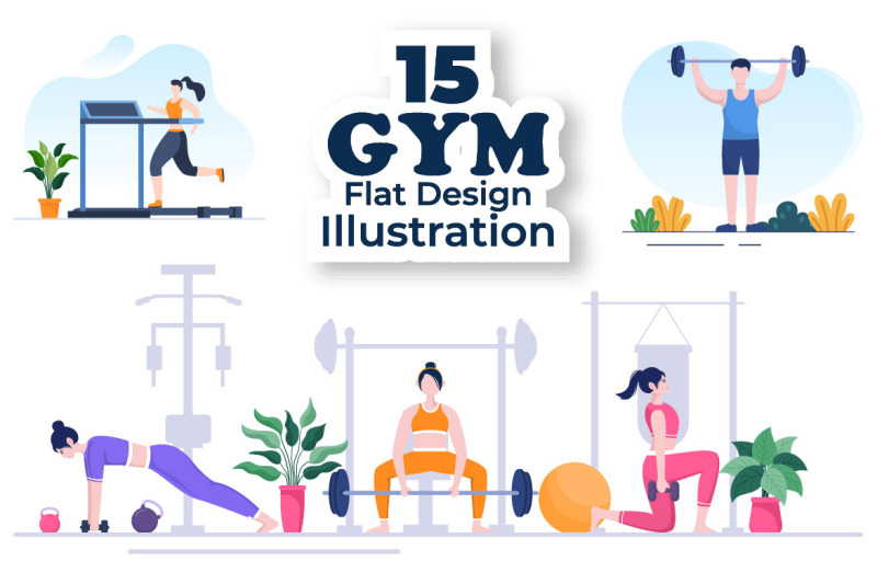 15-workout-gym-flat-design-illustration