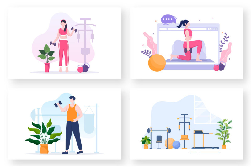 15-workout-gym-flat-design-illustration