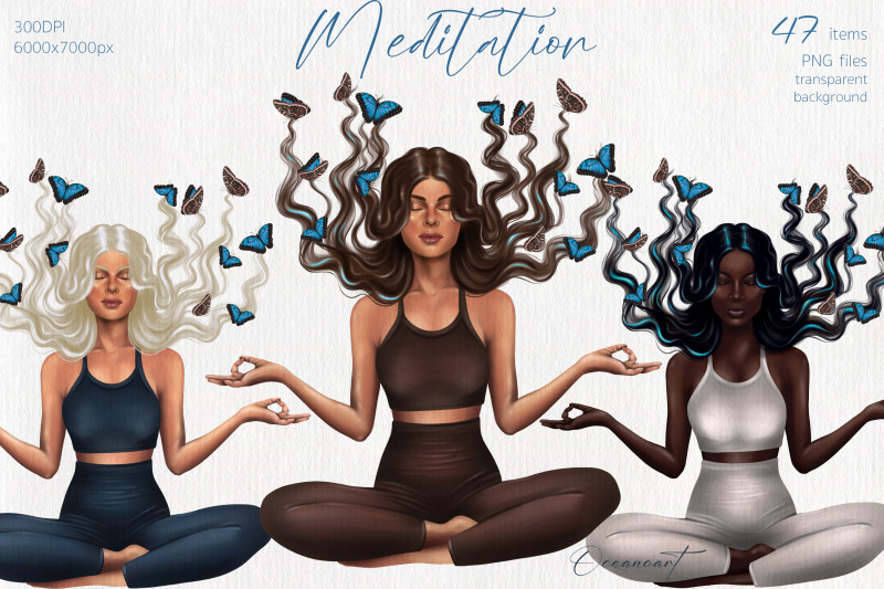 yoga-meditation-woman-clip-arts-mental-health