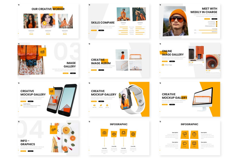 orange-splash-google-slide-template