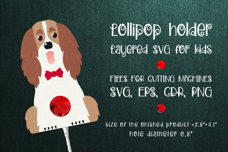 spaniel-dog-lollipop-holder-template-svg