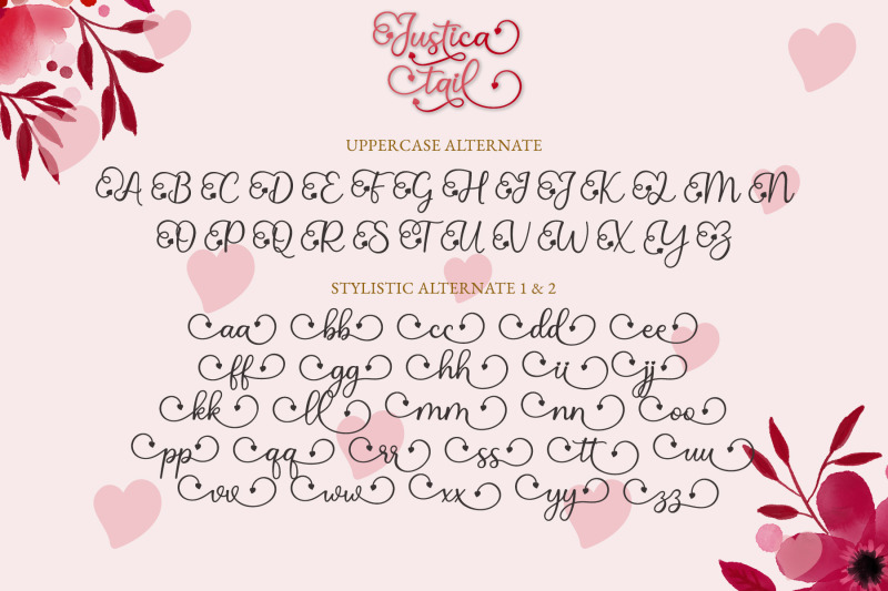 justica-tail-font-heart-accent-font-script