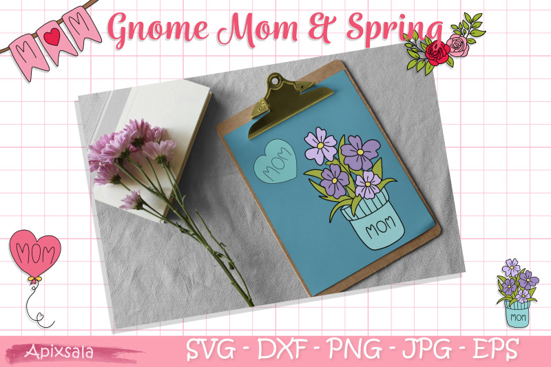 gnome-mom-mum-spring-svg-cutting-file