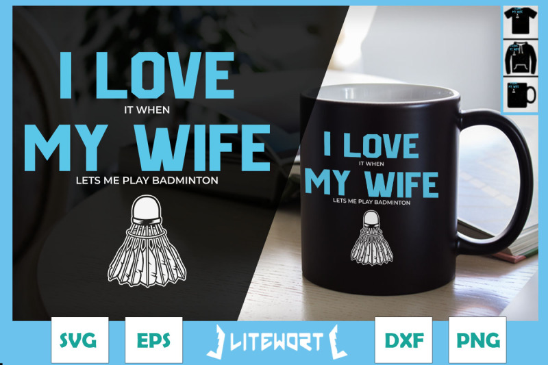 funny-badminton-i-love-my-wife