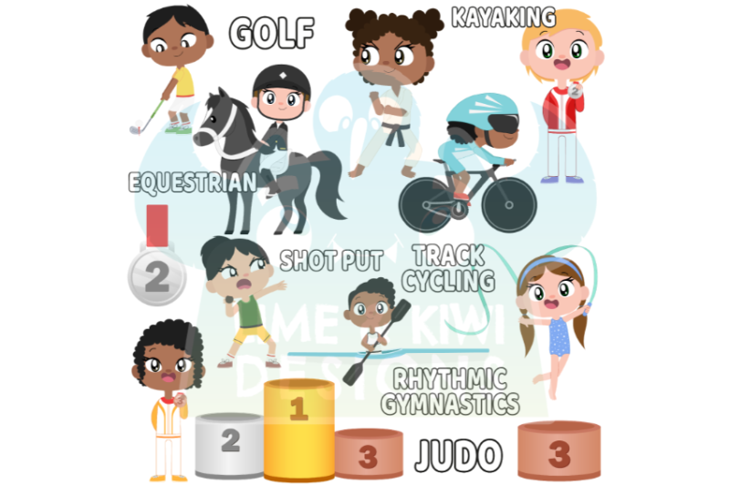 competitive-sports-games-summer-pack-1-clipart