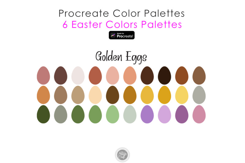 easter-procreate-color-palette-pastel-color-palette