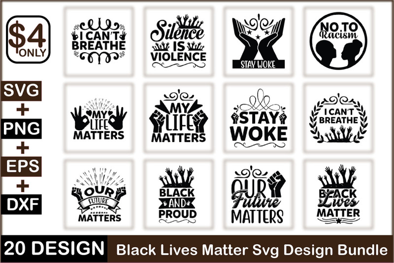 black-lives-matter-svg-design-bundle