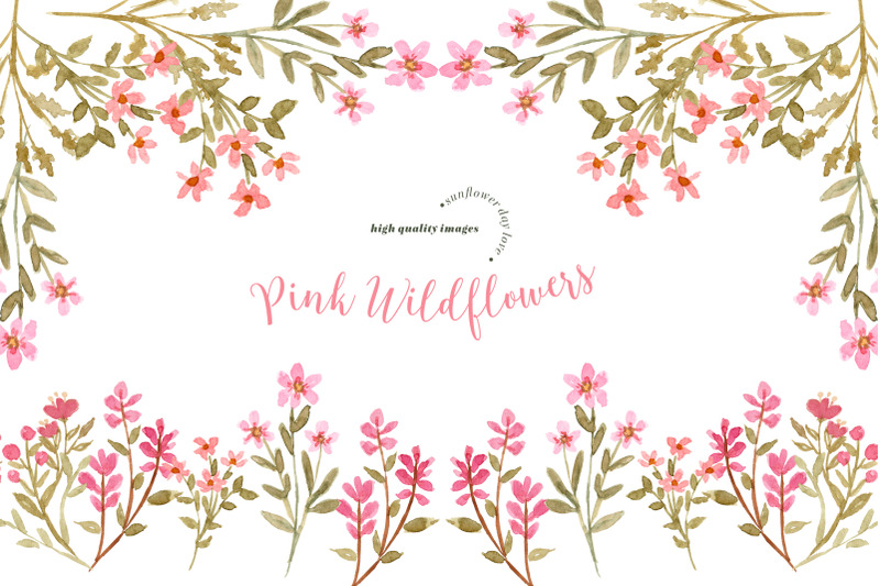 pink-wildflower-floral-clipart