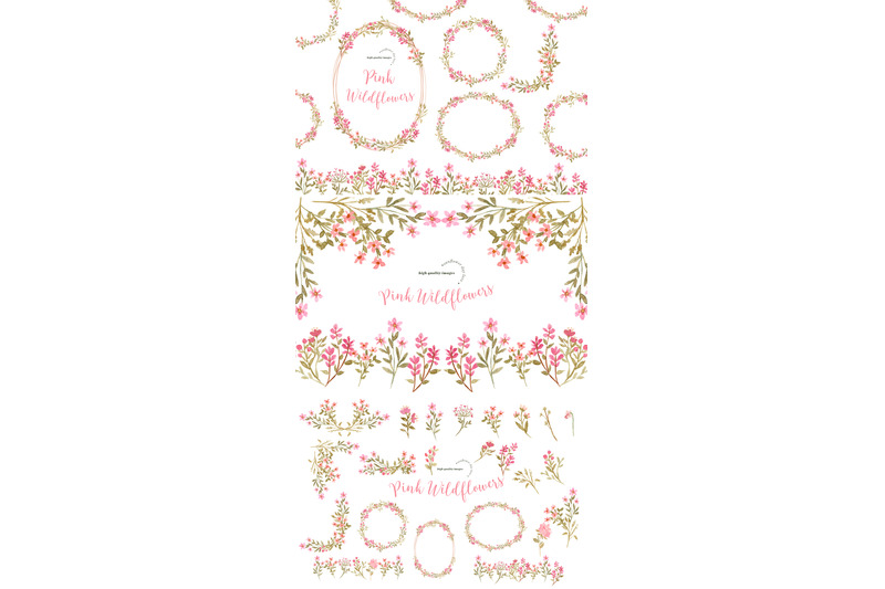 pink-wildflower-floral-clipart