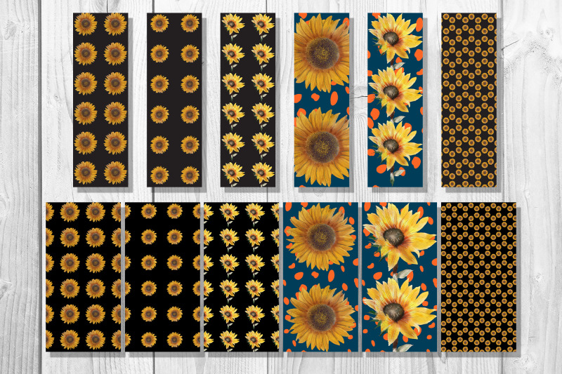 sunflower-pen-wrap-pen-wrap-png