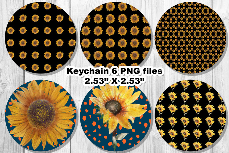 sunflower-keychain-png