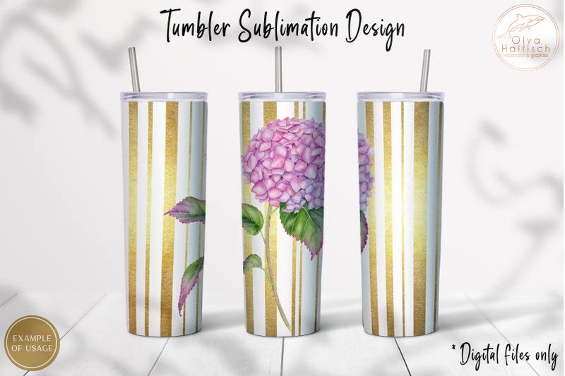 floral-tumbler-sublimation-20-oz-gold-glitter-tumbler-wrap-png