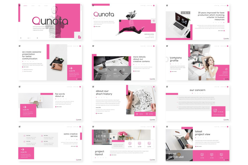 qunota-google-slide-template