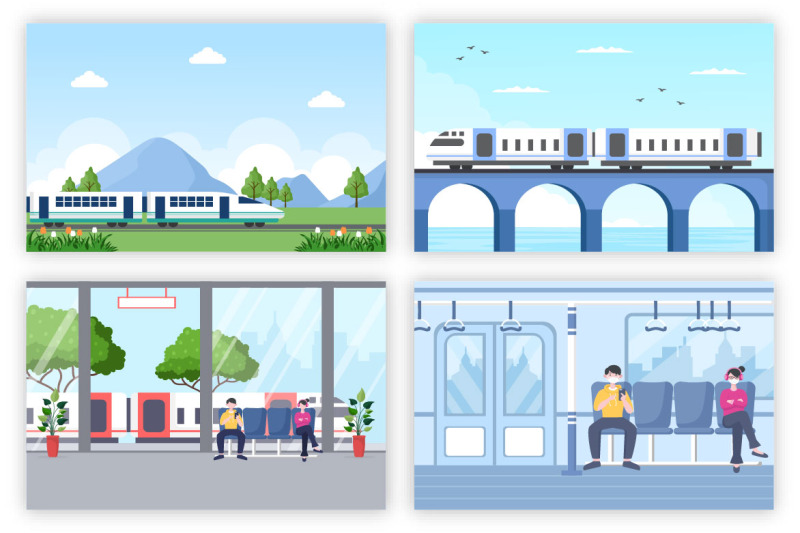 18-train-station-flat-design-illustration