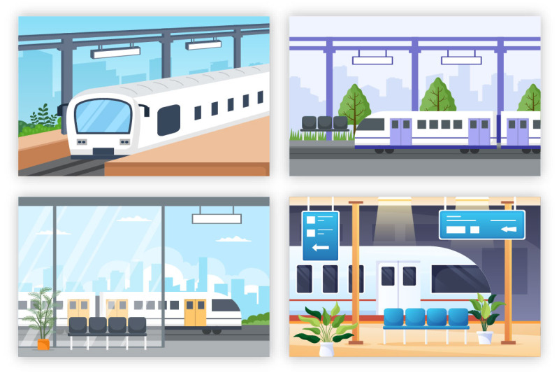 18-train-station-flat-design-illustration