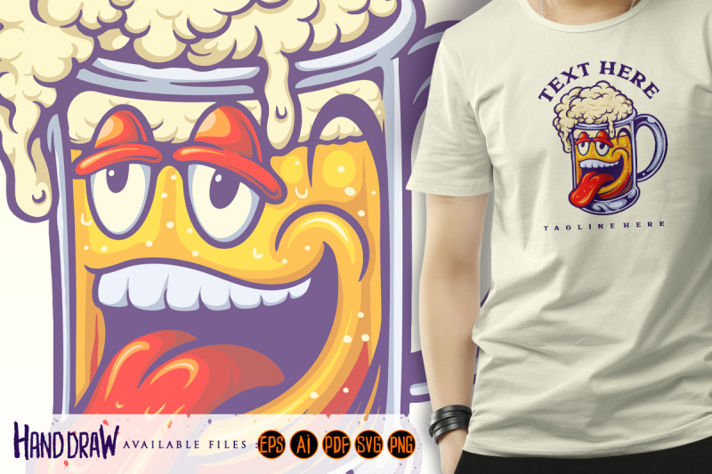 funny-beer-glass-cartoon-mascot-illustration