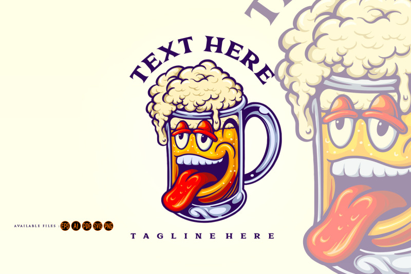 funny-beer-glass-cartoon-mascot-illustration