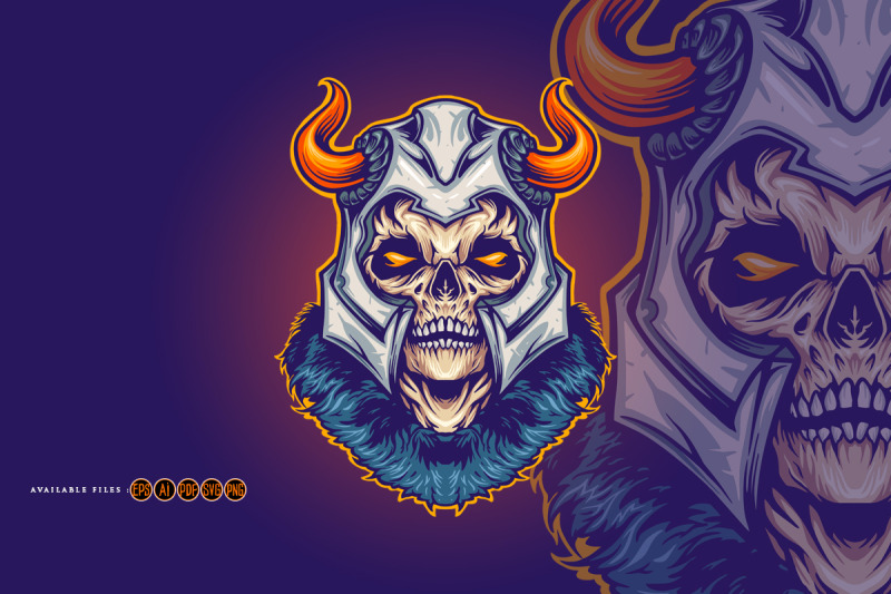 scary-military-viking-skull-head-horn-illustration