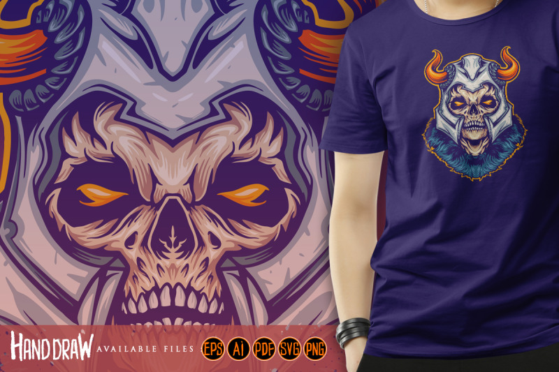 scary-military-viking-skull-head-horn-illustration