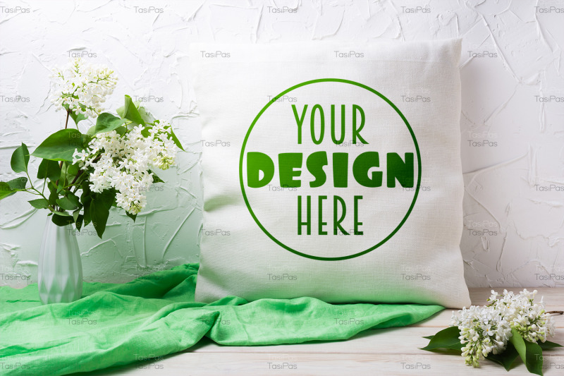 pillow-mockup-with-white-lilac-in-the-vase