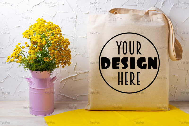 tote-bag-mockup-with-yellow-flowers
