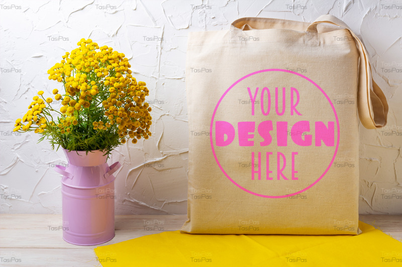tote-bag-mockup-with-yellow-flowers