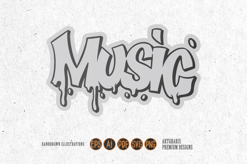 silhouette-music-word-lettering-font-decorative