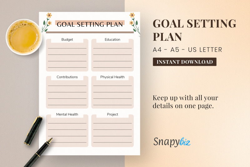 goal-action-plan-worksheet-setting-goals-for-2022-a4-a5-us