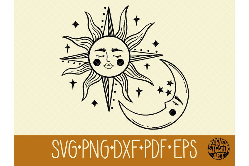 sun-and-moon-svg-celestial-hippie-boho-cut-file
