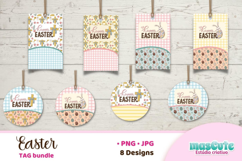 easter-tags-bunny-eggs-sticker