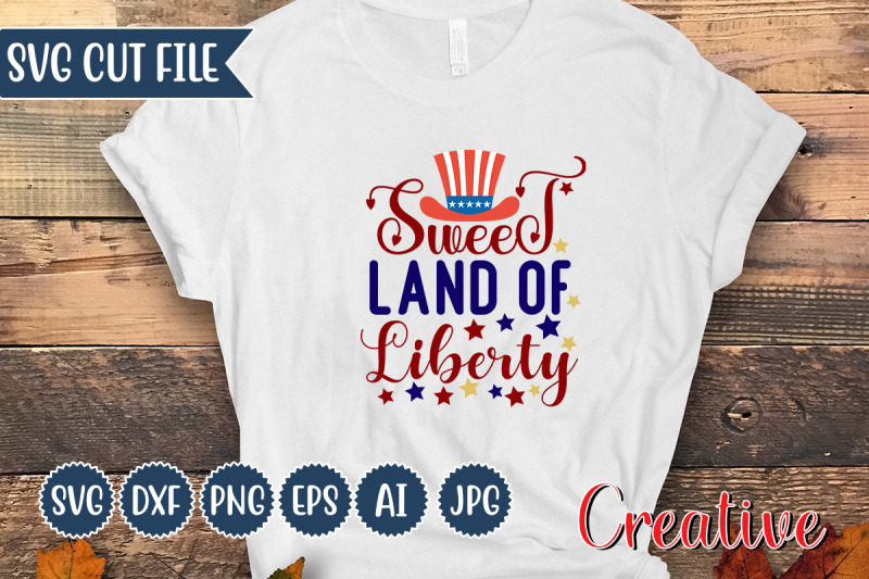 sweet-land-of-liberty-svg-design