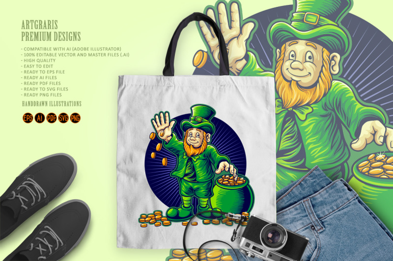 happy-st-patricks-day-with-money-pot-illustration