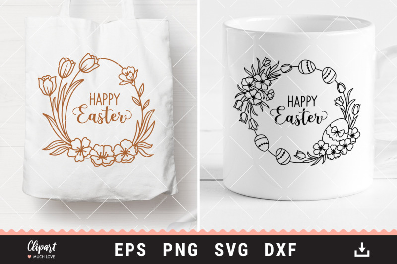 easter-svg-bundle-easter-wreaths-bunnies-eggs-svg-dxf-cut-files