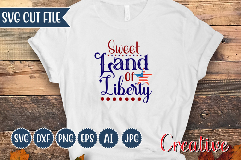 sweet-land-of-liberty-svg-design