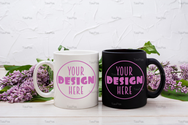 white-and-black-mug-mockup-with-lilac-bouquet