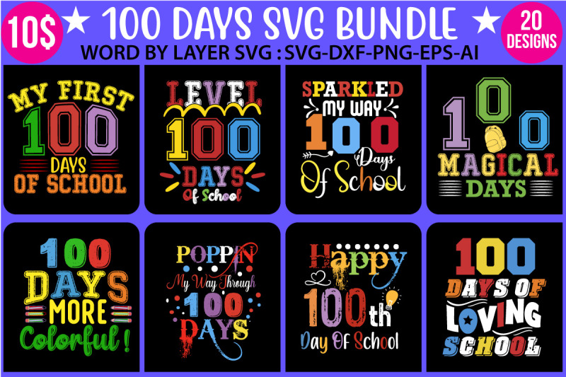 100-svg-bundle-100-days-of-school-svg-100th-day-of-school-svg-100