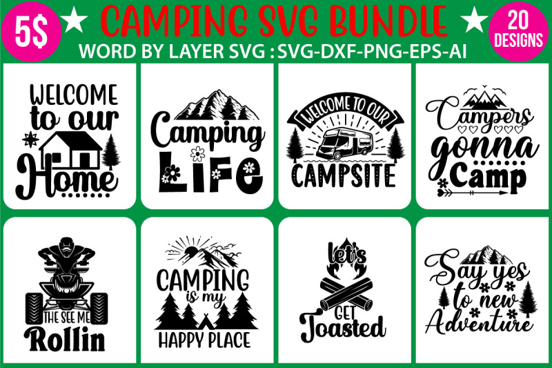 camping-svg-bundle