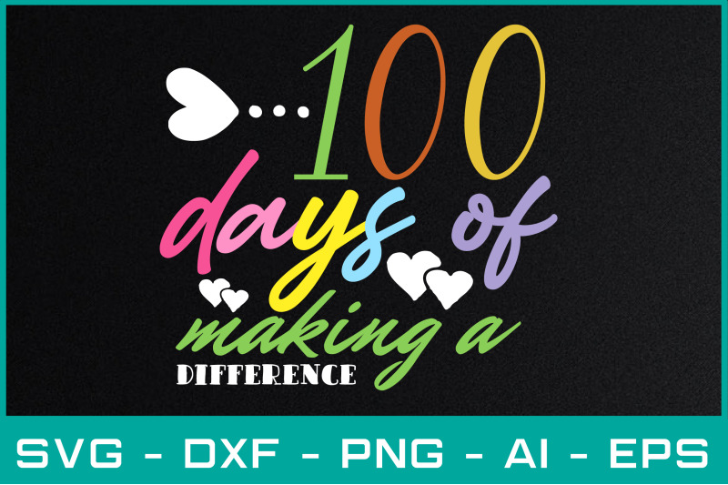 100-days-of-making-a-difference-svg