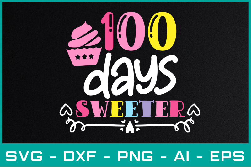 100-days-sweeter-svg