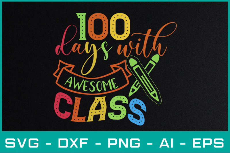 100-days-with-awesome-class-svg