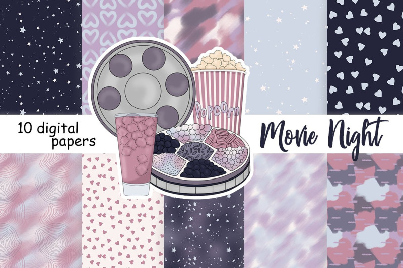 movie-night-pattern