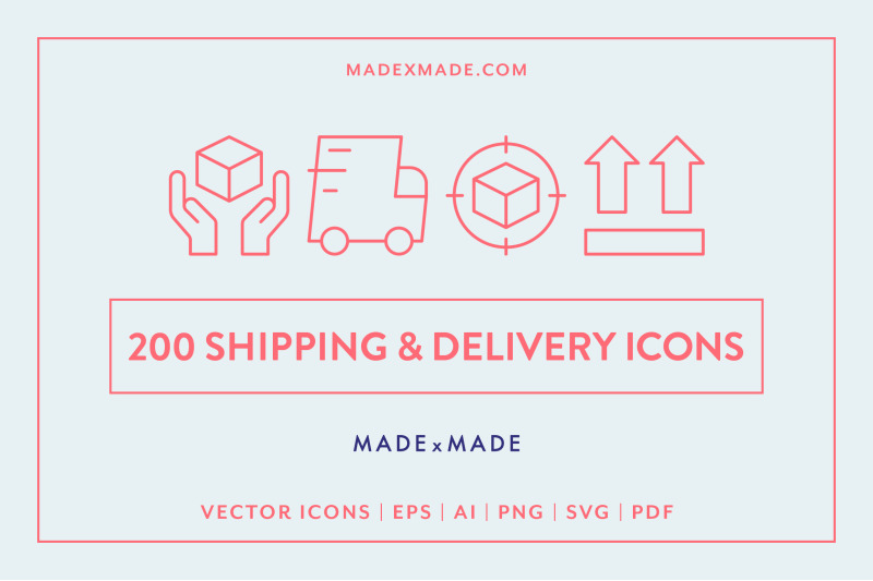 shipping-amp-delivery-line-icons