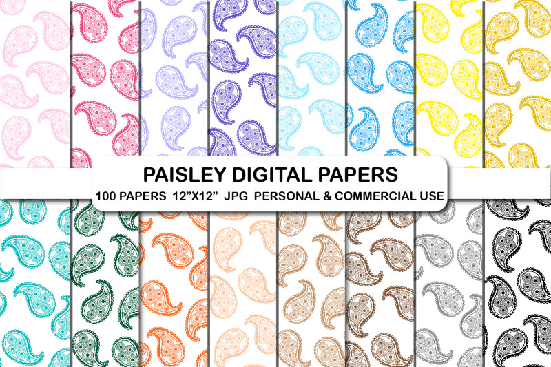 paisley-background-digital-papers-set