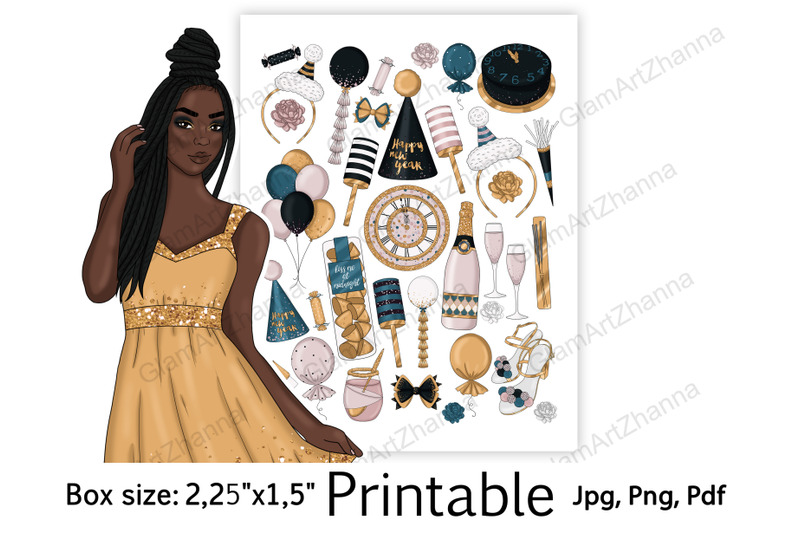 african-american-happy-new-year-gold-printable-stickers-2-25-quot-x1-5-quot