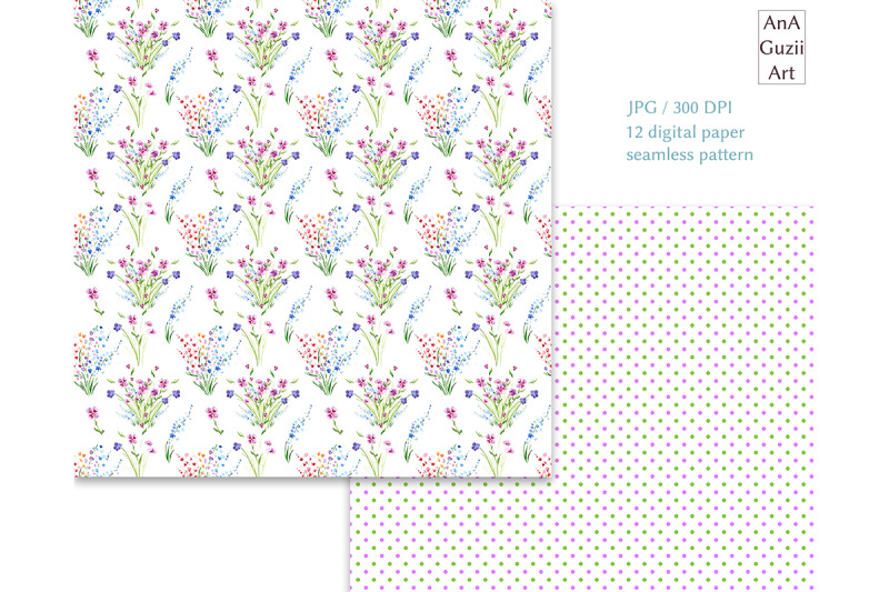 watercolor-spring-pattern-wild-flowers-digital-paper