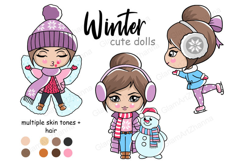 winter-cute-dolls