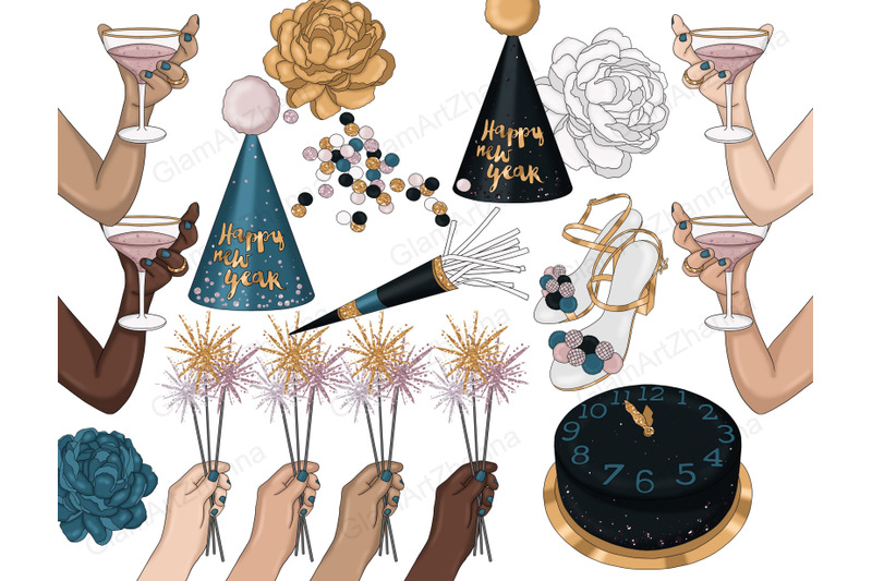 happy-new-year-gold-clipart