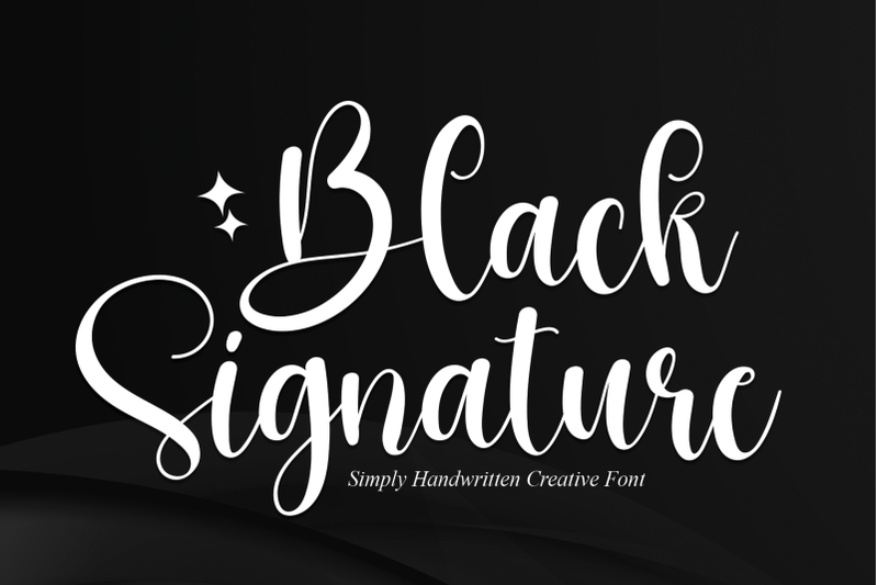black-signature