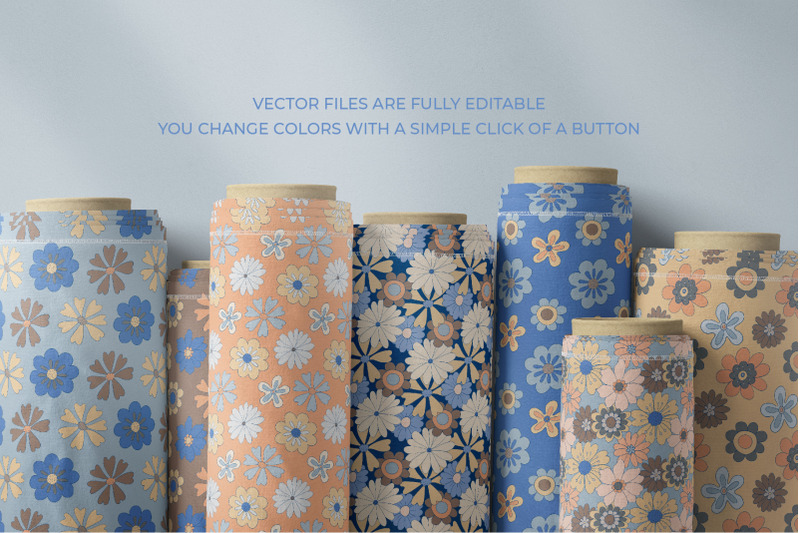 trendy-retro-floral-seamless-patterns